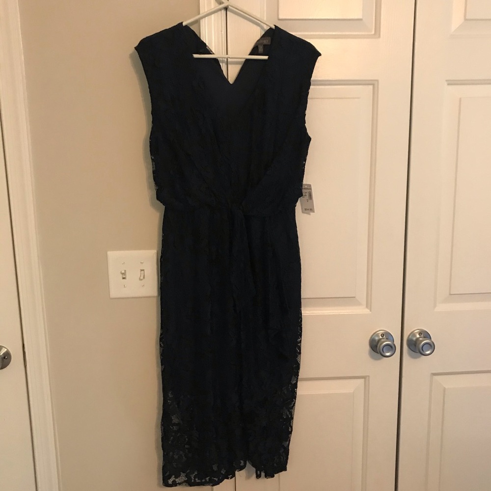 Navy blue dress